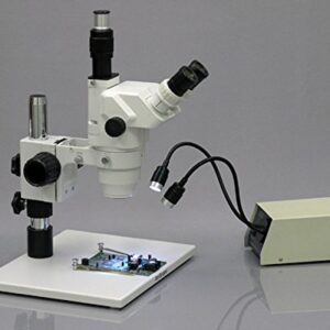 AmScope LED-14M 14-LED Microscope Dual Gooseneck Lights