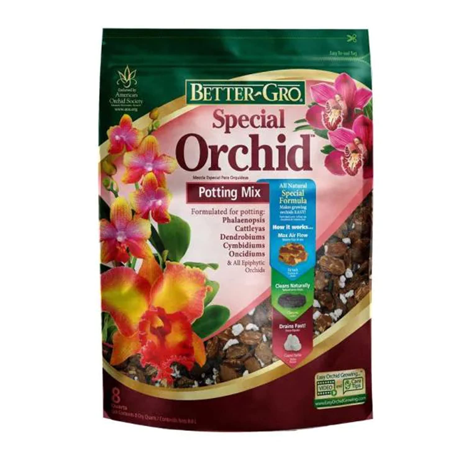 Sun Bulb 5002 Better-Gro Special Orchid Mix, 8 Quarts