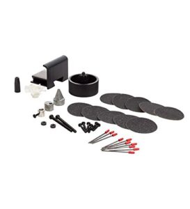 service set with extra blades, sanding disks and tool parts