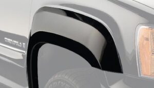 bushwacker oe style factory front fender flares | 2-piece set, black, smooth finish | 40081-02 | fits 2007-2013 gmc sierra 1500; 2007-2014 sierra 2500 hd