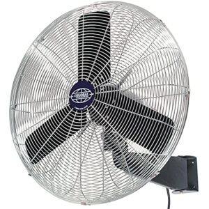 global industrial oscillating wall mount fan, 30" diameter, 1/3hp, 8775cfm