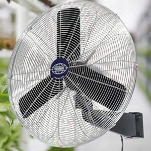 Global Industrial Oscillating Wall Mount Fan, 30" Diameter, 1/3HP, 8775CFM