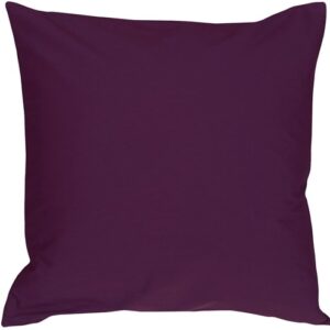 PILLOW DÉCOR Caravan Cotton Purple 18x18 Throw Pillow