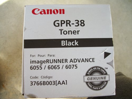 Canon 3766b003aa (gpr-38) Toner, 56,000 Page-Yield, Black