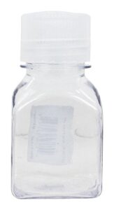 nalgene - transparent lexan square storage bottle - 4 oz.