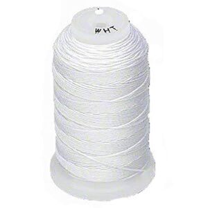 simply silk beading thick thread size b white 0.008 inch 0.203mm spool 390 yards compasible with 11/0 seed beads