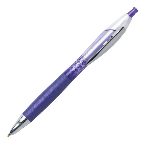 BIC For Her Retractable Ball Pen, Medium Point, 1.0 mm, Black Ink, 2 Count (FHAP21-Black)