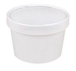 sweet bliss cup frozen dessert containers, 8 oz., 25ct, white