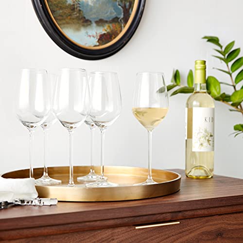 Schott Zwiesel Tritan Crystal Glass Fortissimo Stemware Collection White Wine Glass, 13.7-Ounce, Set of 6