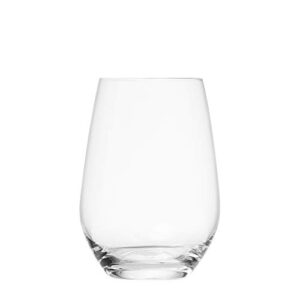 schott zwiesel tritan crystal glass forte collection universal/cocktail tumbler, stemless wine glass, 19.1-ounce, set of 6