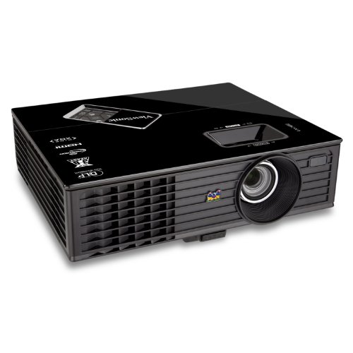 View Sonic PJD6553W 1080p Front Projector, 300 Inches - Black