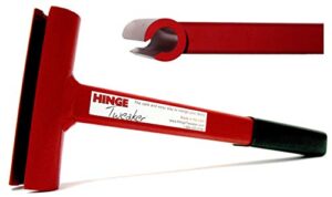 hinge tweaker red standard weight size for .134 gauge commercial door hinge adjustment tool/hinge bender