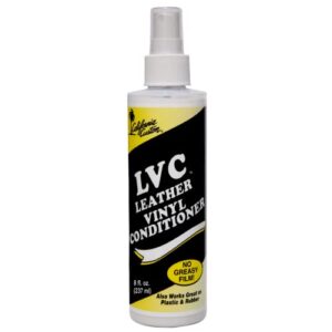 california custom products – leather vinyl conditioner "lvc", protect your leather, rubber, plastic and vinyl from wearing, drying & cracking. no greasy film. will not attract dust! - 8 fl. oz.