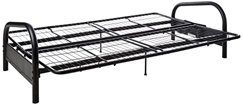 DHP Vermont Metal Futon Frame, Classic Design, Full Sized - Black