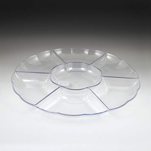 Maryland Plastic Sectional Tray - 18" | White | 1 Pc.