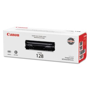 canon 128 (3500b001aa) toner cartridge black, 1 pack in retail packaging