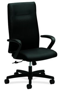 hon ignition center-tilt executive high-back chair, black