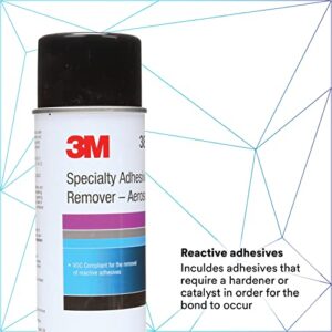 3M Specialty Adhesive Remover, 38987, Solvent-Based, Removes Reactive Adhesives, 15 fl oz