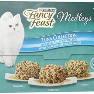 Fancy Feast Purina Medleys Variety Collection Cat Food - Tuna Recipe - 3 Oz, 12 Case