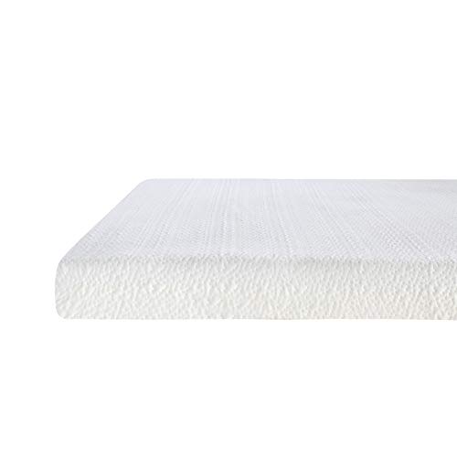 Classic Brands 4.5-Inch Memory Foam Replacement Mattress for Sleeper Sofa Bed Full,Plush,White