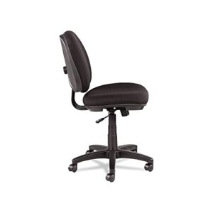 Alera ALEIN4811 Interval Series 18.42 in. to 23.46 in. Seat Height Swivel/Tilt Task Chair - Black