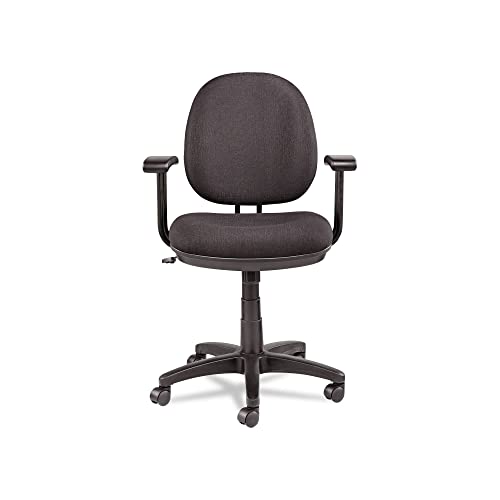 Alera ALEIN4811 Interval Series 18.42 in. to 23.46 in. Seat Height Swivel/Tilt Task Chair - Black