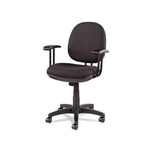 Alera ALEIN4811 Interval Series 18.42 in. to 23.46 in. Seat Height Swivel/Tilt Task Chair - Black