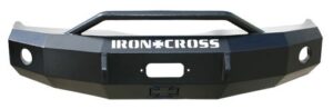 iron cross automotive 22-315-03 heavy duty front bumper with push bar for 2003 to 2006 gmc sierra 1500