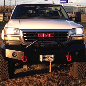 Iron Cross Automotive 22-315-03 Heavy Duty Front Bumper with Push Bar for 2003 to 2006 GMC Sierra 1500