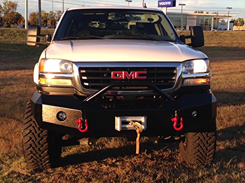 Iron Cross Automotive 22-315-03 Heavy Duty Front Bumper with Push Bar for 2003 to 2006 GMC Sierra 1500