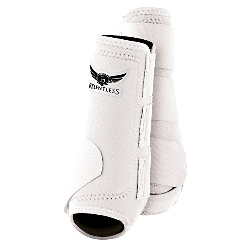 Pro Equine All-Around Front Splint Boots White L