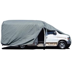 budge class b rv cover fits class b rvs up to 21' 6" long (gray, polypropylene), 260" l x 84" w x 96" h (rvrb-22)