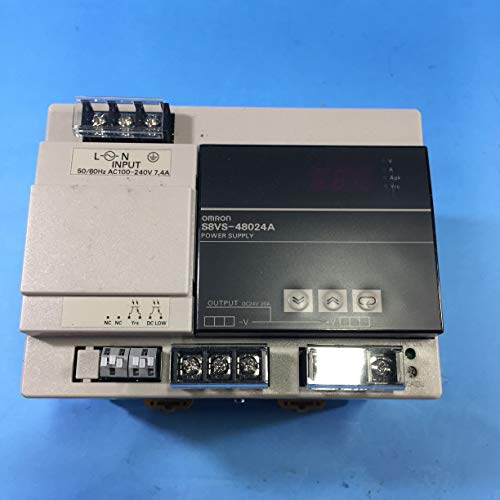 Omron S8vs-48024A, Power Supply, 480W, 24V, with Indication Monitor S8vs-48024A