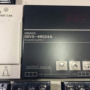 Omron S8vs-48024A, Power Supply, 480W, 24V, with Indication Monitor S8vs-48024A