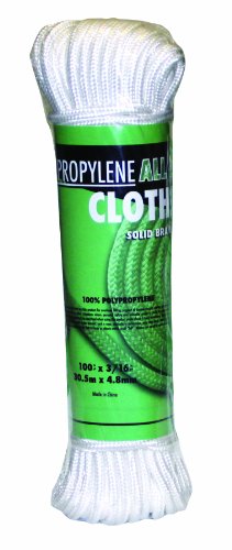 Rope King POCL-100 Poly All-Purpose Clothesline 3/16 inch x 100 feet
