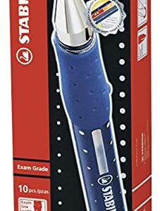 Ballpoint -STABILO Exam Grade Black Box of 10