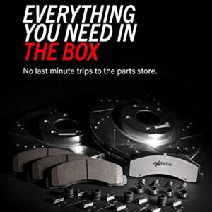 Power Stop K2197-36 Rear Z36 Truck & Tow Brake Kit, Carbon Fiber Ceramic Brake Pads and Drilled/Slotted Brake Rotors