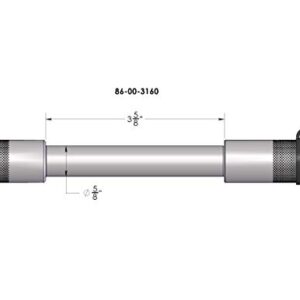 Fastway 86-00-3160 5/8 Inch Locking Hitch Pin Long Span Receiver Lock for 2.5 Inch Receivers