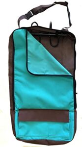 aj tack wholesale deluxe bridle bag with hooks turquoise