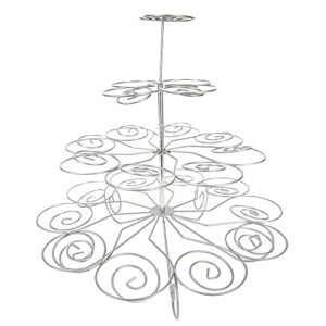home basics 23 cupcake or muffin centerpiece holder stand, 3 tier