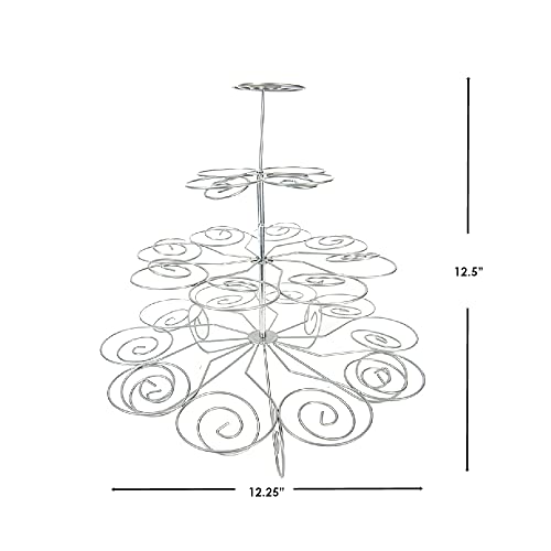 Home Basics 23 Cupcake or Muffin Centerpiece Holder Stand, 3 Tier