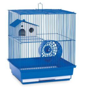 prevue hendryx sp2010b two story hamster and gerbil cage, blue,small