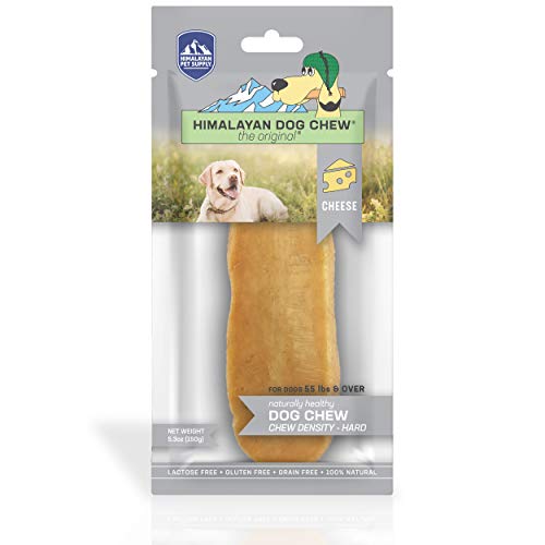 Himalayan Pet Supply Cheese Chews|Long Lasting, Stain Free, Protein Rich, Low Odor|100% Natural, Healthy & Safe|No Lactose, Gluten Or Grains|for Dogs 55 Lbs&Brown,X-Large(521015),5.3 Ounce (Pack of 1)