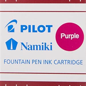 PILOT Namiki IC50 Fountain Pen Ink Cartridges, Purple, 6-Pack (69004)