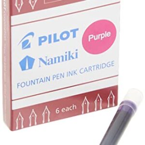 PILOT Namiki IC50 Fountain Pen Ink Cartridges, Purple, 6-Pack (69004)