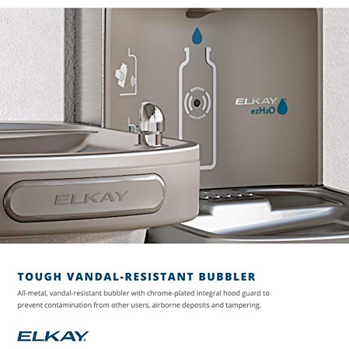 Elkay EZH2O Bottle Filling Station with Single ADA Cooler, Non-Filtered 8 GPH Light Gray