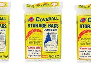 Warp's Storage Bags Banana Bags, Jumbo 60 x 108 in., 6 ct (3/2s)