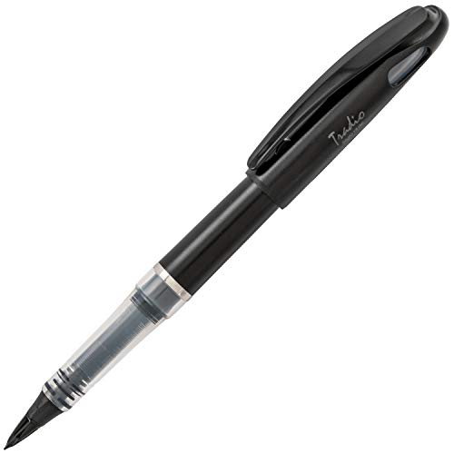 Pentel Arts Tradio Stylo Sketch Pen, Black Ink, Pack of 1 (TRJ50BPA)
