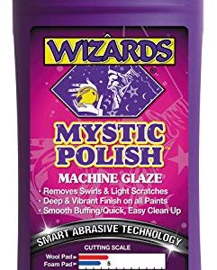 Wizards Mystic Polish Machine Glaze - Cutting Compound and Polish with Smart Abrasive Technology - Professional Car Scratch Remover - Water-Based Polishing Compound for Car Detailing Kit - 32 oz