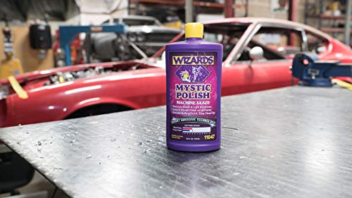 Wizards Mystic Polish Machine Glaze - Cutting Compound and Polish with Smart Abrasive Technology - Professional Car Scratch Remover - Water-Based Polishing Compound for Car Detailing Kit - 32 oz